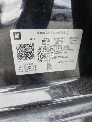 2019 GMC SIERRA K15 #3291252997
