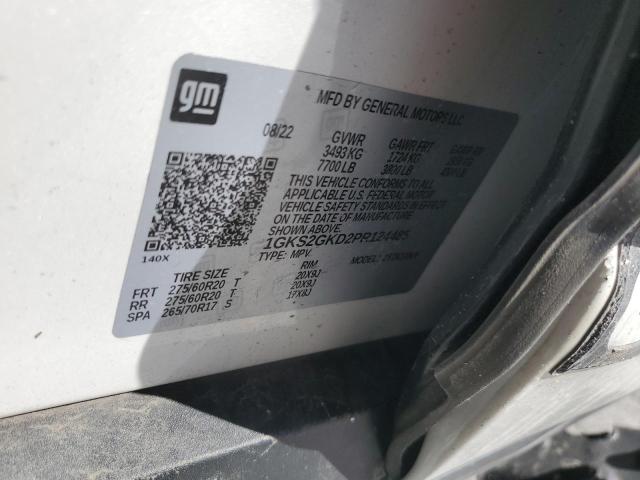 2023 GMC YUKON XL K1500 SLT 1GKS2GKD2PR124485