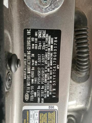 2011 KIA SORENTO BA #3273800380