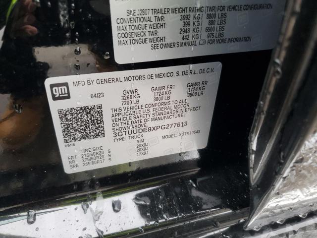 2023 GMC SIERRA K15 3GTUUDE8XPG277613