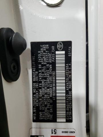 2019 TOYOTA CAMRY L - 4T1B11HK9KU686192