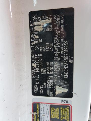 2016 KIA SOUL KNDJN2A28G7319259