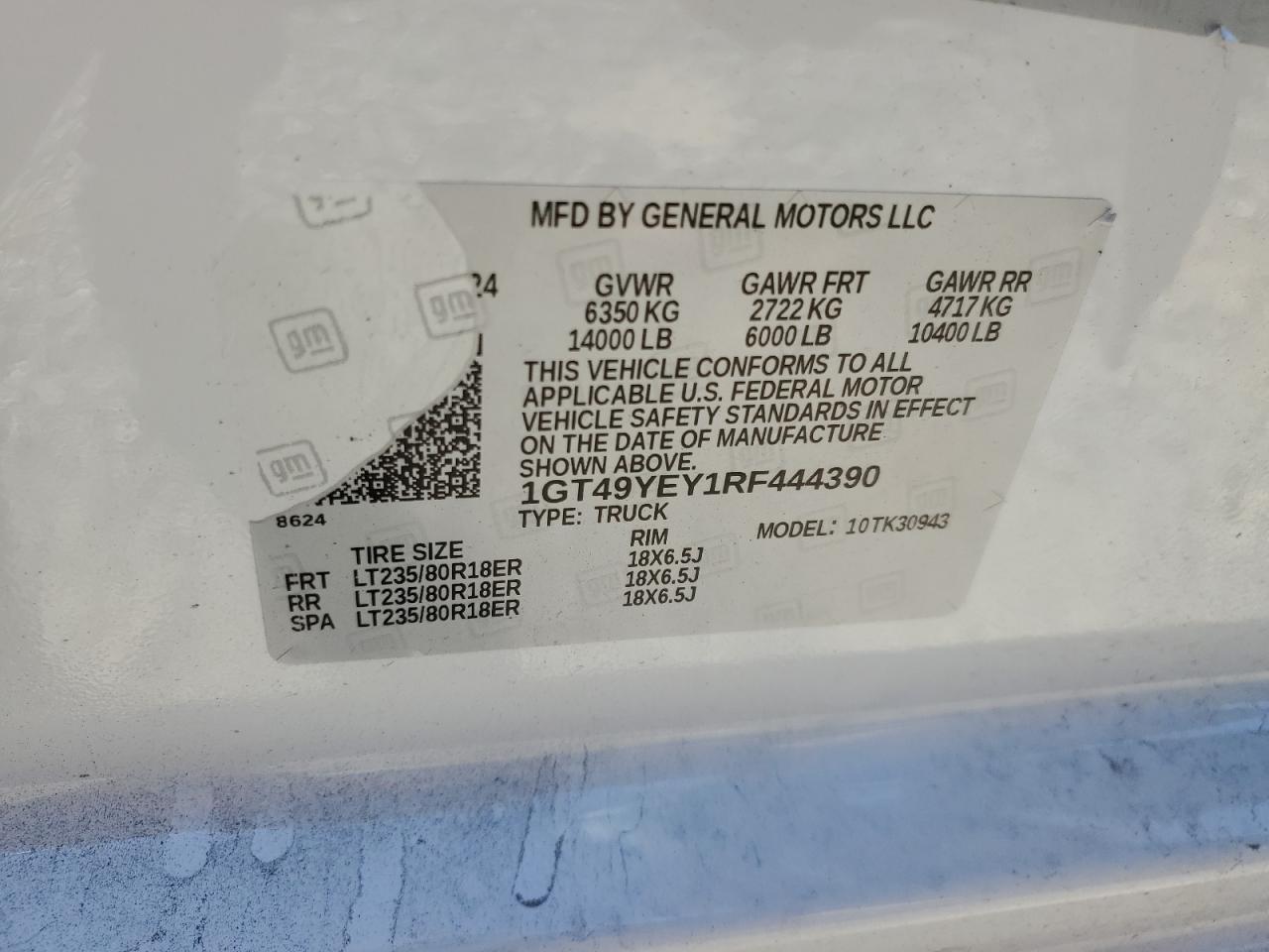 Lot #3302756364 2024 GMC SIERRA3500