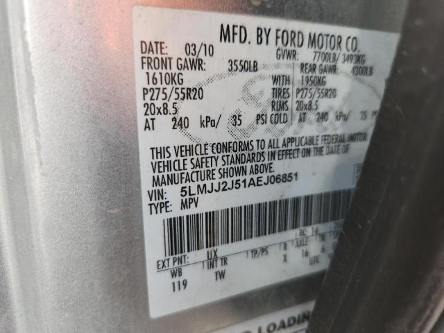 2010 LINCOLN NAVIGATOR - 5LMJJ2J51AEJ06851