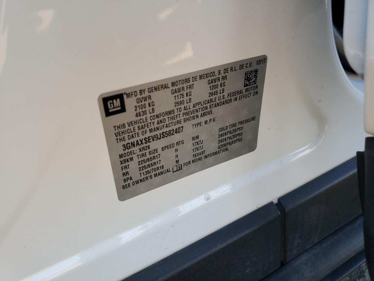 CHEVROLET EQUINOX LT