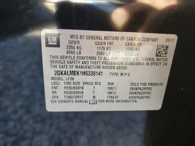 2017 GMC TERRAIN SL #3305585129