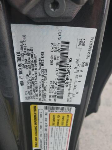 2016 FORD FUSION SE - 3FA6P0H72GR367165