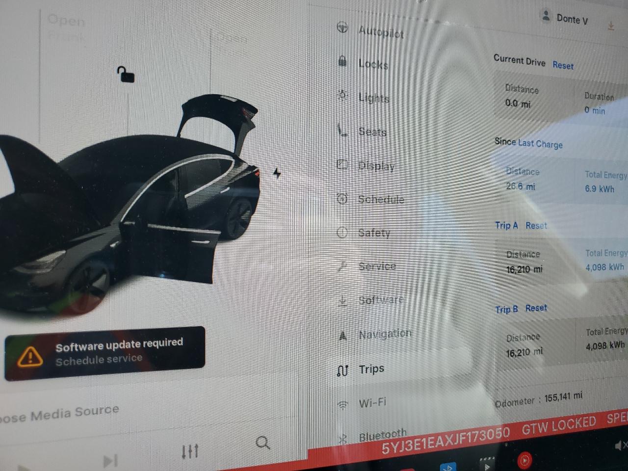 Lot #3309605569 2018 TESLA MODEL 3