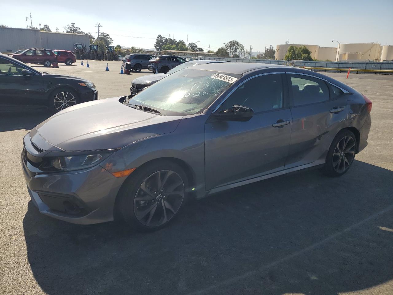 Lot #3302090118 2020 HONDA CIVIC SPOR