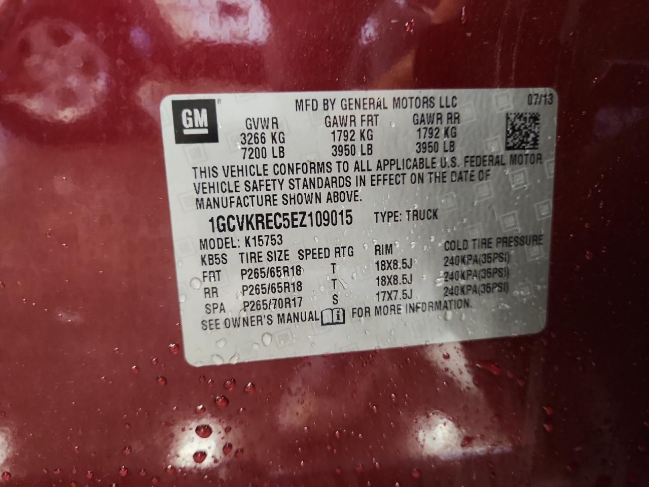 CHEVROLET SILVERADO K1500 LT