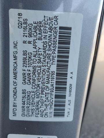 2018 HONDA ACCORD TOU - 1HGCV1F93JA119765