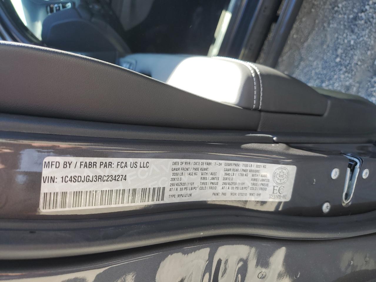 DODGE DURANGO SRT 392