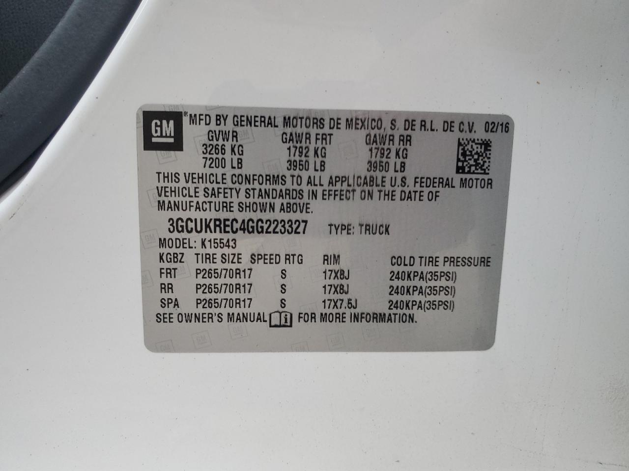 CHEVROLET SILVERADO K1500 LT