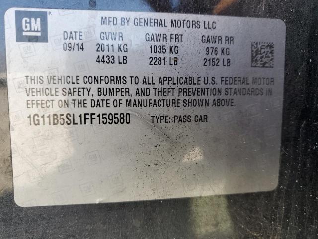 2015 CHEVROLET MALIBU LS 1G11B5SL1FF159580