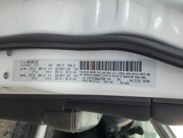 2016 JEEP CHEROKEE L - 1C4PJMCS9GW227839