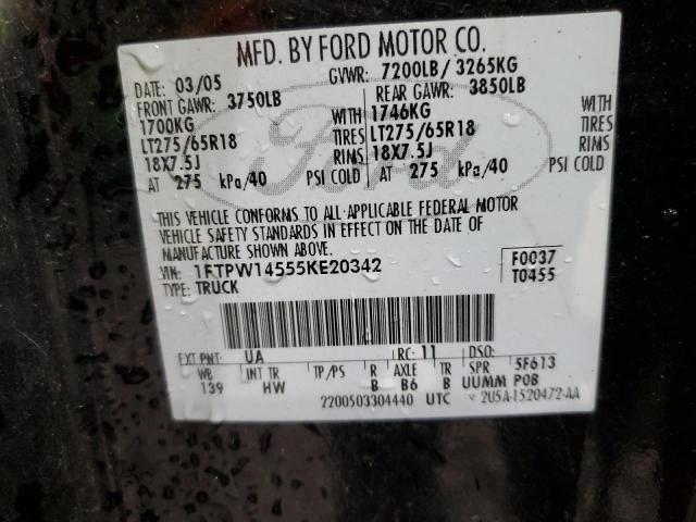 2005 FORD F150 SUPER #3266021532
