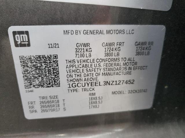 2022 CHEVROLET SILVERADO #3304519450