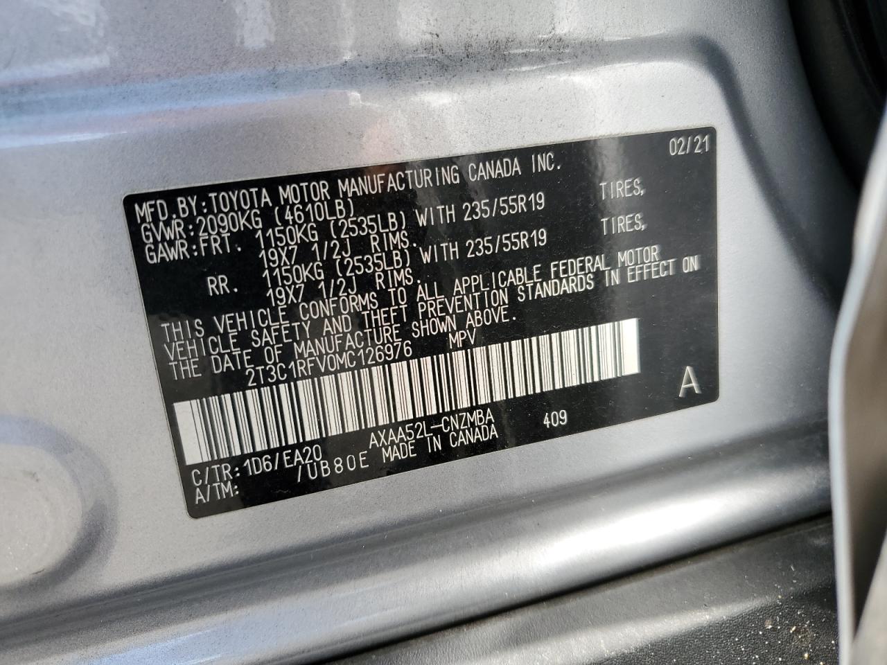 TOYOTA RAV4 XLE PREMIUM