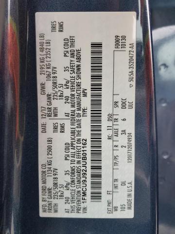 2018 FORD ESCAPE TIT #3275604792