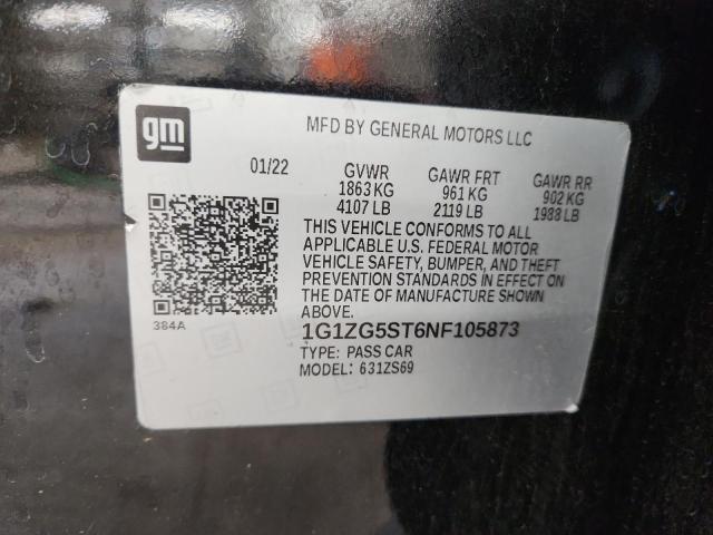 2022 CHEVROLET MALIBU RS #3305321309