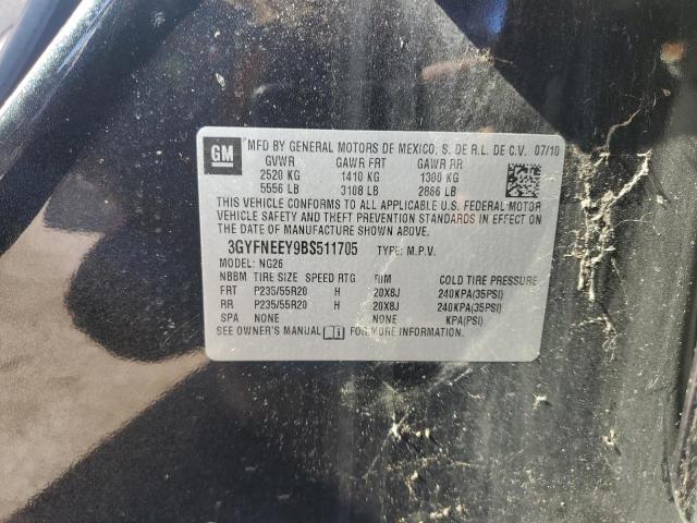 2011 CADILLAC SRX PERFOR - 3GYFNEEY9BS511705