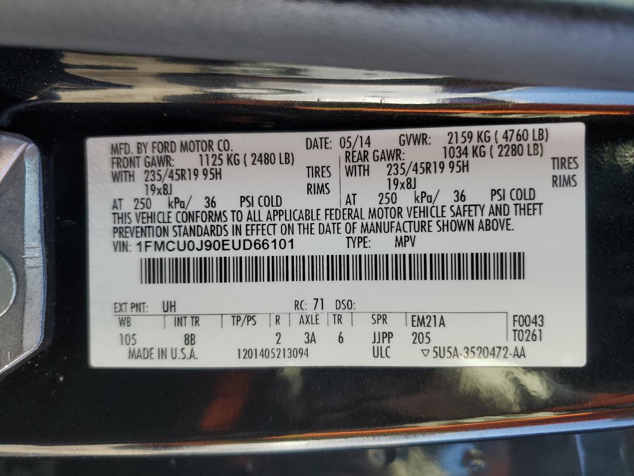 FORD ESCAPE TITANIUM