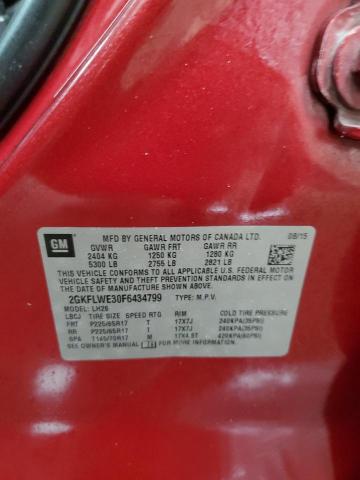 2015 GMC TERRAIN SL - 2GKFLWE30F6434799