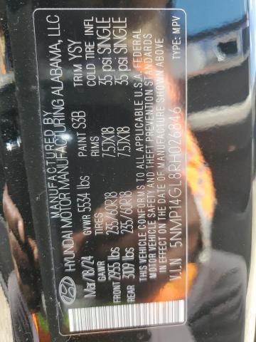 2024 HYUNDAI SANTA FE S #3302652033