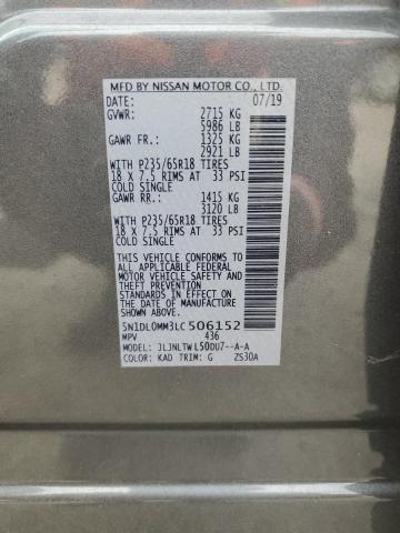 2020 INFINITI QX60 LUXE 5N1DL0MM3LC506152