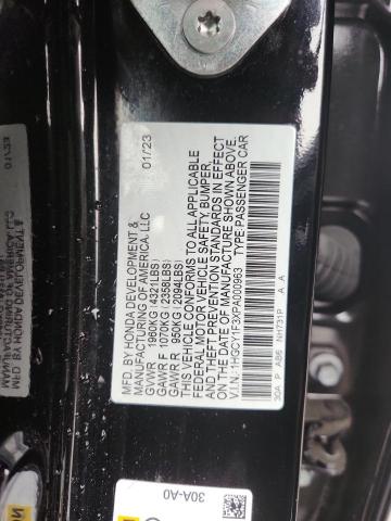 2023 HONDA ACCORD EX #3302646027