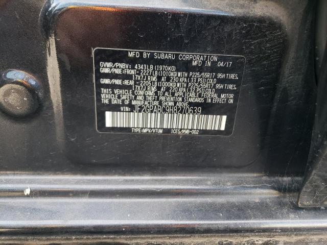 2017 SUBARU CROSSTREK - JF2GPABC9H8270639