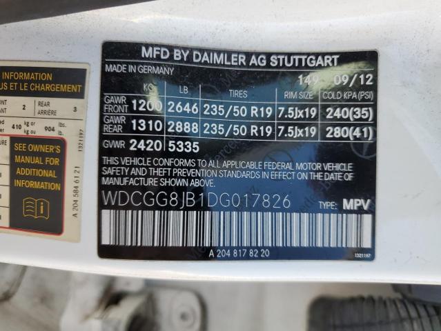 2013 MERCEDES-BENZ GLK 350 4M #3255767200