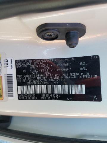 2019 TOYOTA SIENNA XLE - 5TDYZ3DC0KS991845