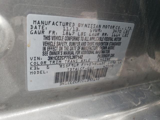 2014 NISSAN VERSA NOTE - 3N1CE2CP7EL397142