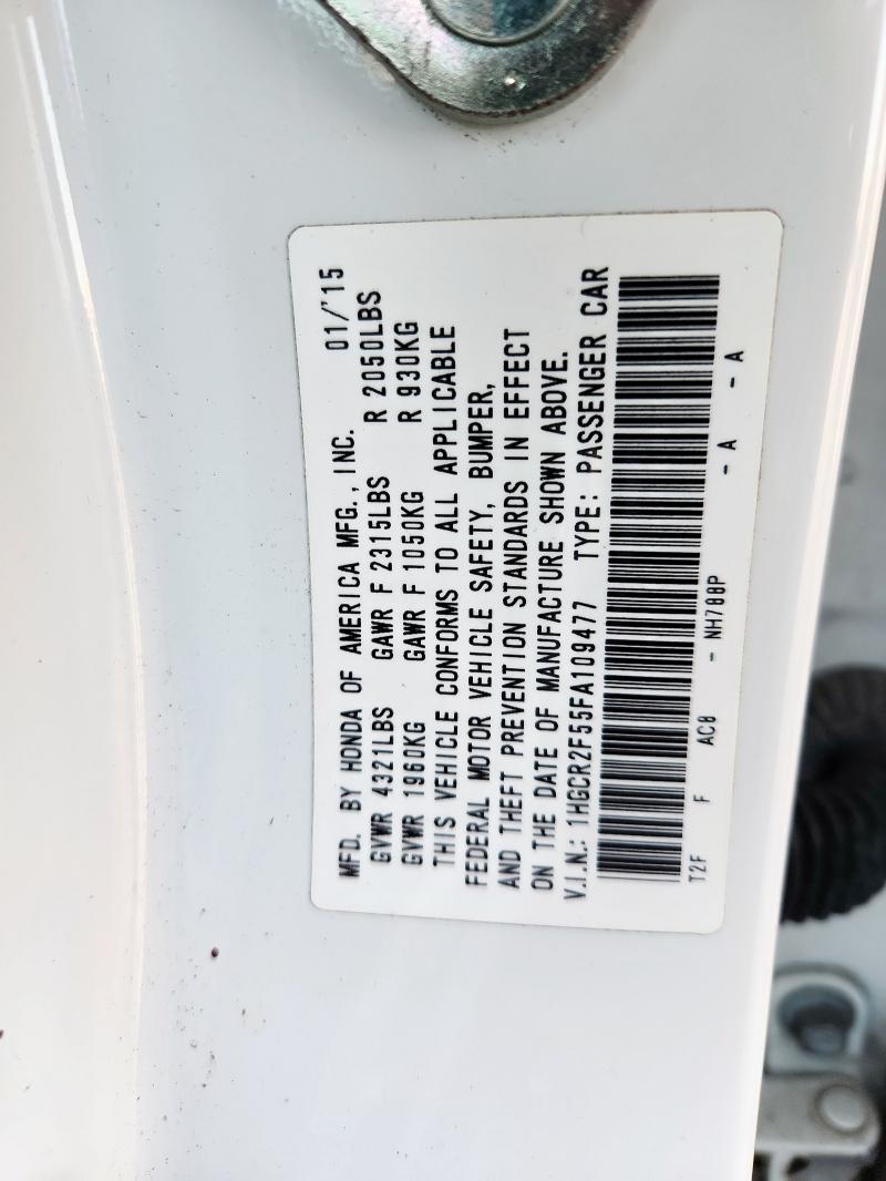 2015 HONDA ACCORD SPO - 1HGCR2F55FA109477