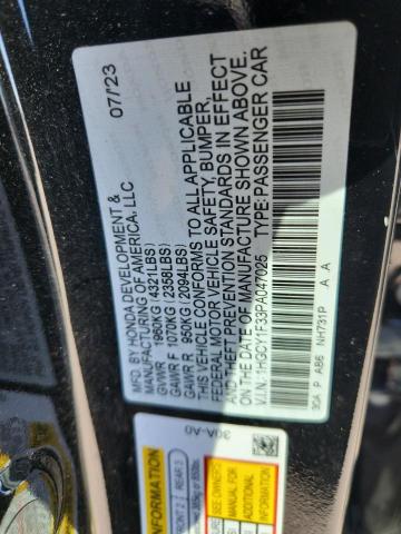 2023 HONDA ACCORD EX #3290241202