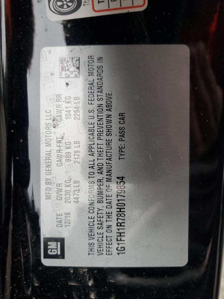 Lot #3308234155 2017 CHEVROLET CAMARO SS