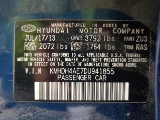 2013 HYUNDAI ELANTRAGLS #3260509323