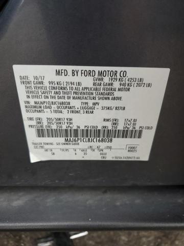 2018 FORD ECOSPORT S - MAJ6P1CL8JC168038