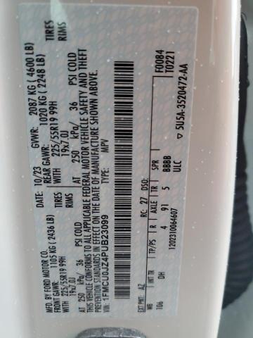 2023 FORD ESCAPE PLA #3302735007