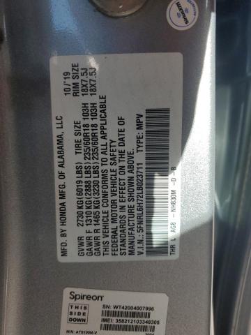 2020 HONDA ODYSSEY EX - 5FNRL6H72LB023711