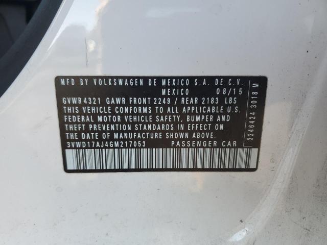 2016 VOLKSWAGEN JETTA SPOR - 3VWD17AJ4GM217053