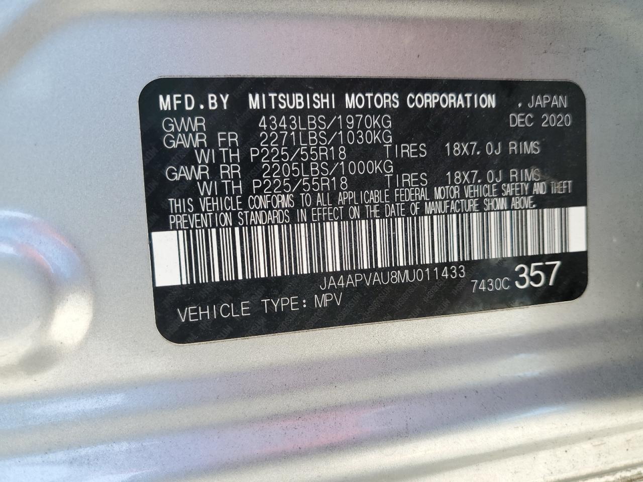 MITSUBISHI OUTLANDER SE
