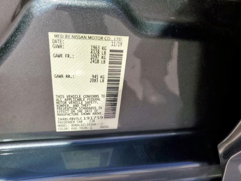 2020 NISSAN ALTIMA S #3305681726