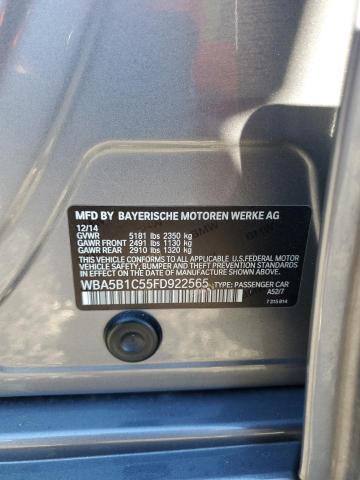 2015 BMW 535 I WBA5B1C55FD922565