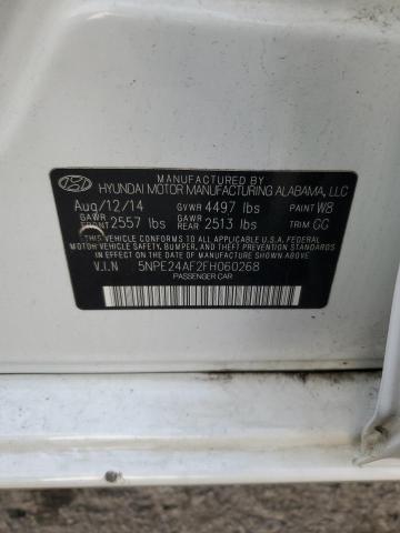 2015 HYUNDAI SONATA SE 5NPE24AF2FH060268