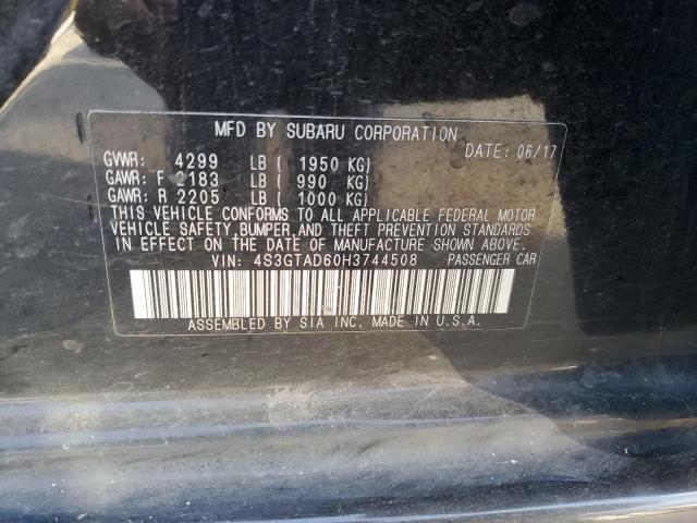 2017 SUBARU IMPREZA PR #3308559513