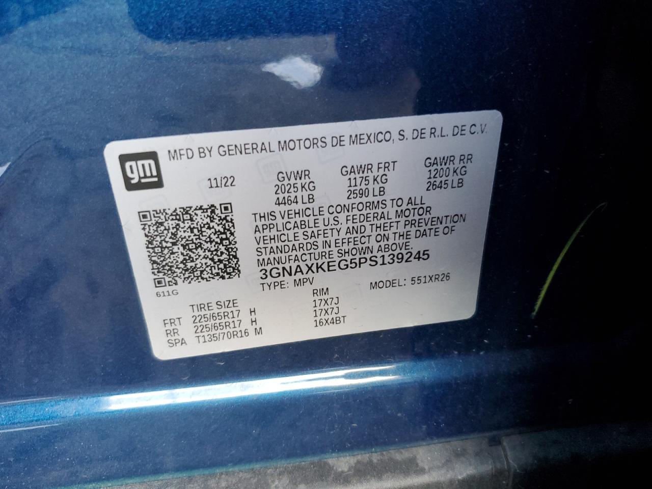 CHEVROLET EQUINOX LT