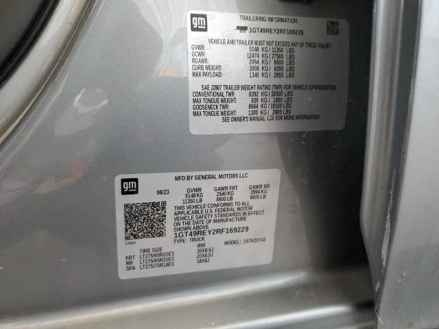 2024 GMC SIERRA K25 - 1GT49REY2RF169229