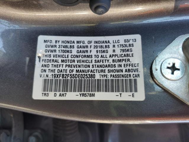 2013 HONDA CIVIC LX - 19XFB2F55DE025380